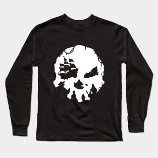 pirate skull (seas of thieves) Long Sleeve T-Shirt